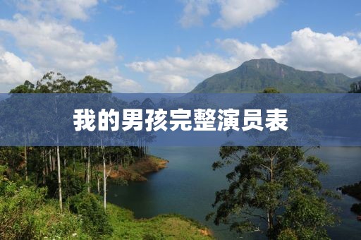 我的男孩完整演員表