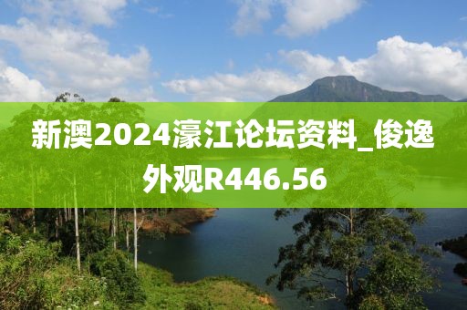 新澳2024濠江論壇資料_俊逸外觀R446.56