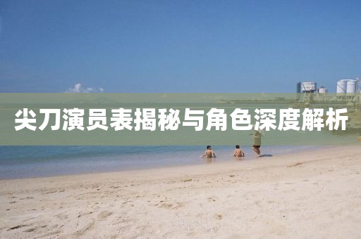 尖刀演員表揭秘與角色深度解析