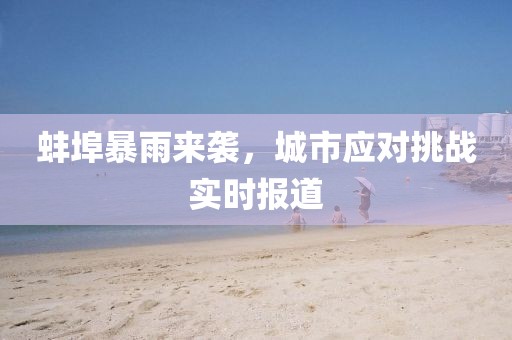 蚌埠暴雨來襲，城市應對挑戰(zhàn)實時報道