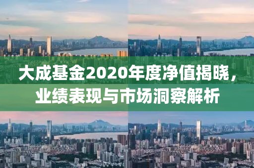 大成基金2020年度凈值揭曉，業(yè)績表現(xiàn)與市場洞察解析