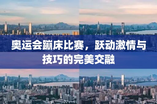 奧運(yùn)會蹦床比賽，躍動激情與技巧的完美交融